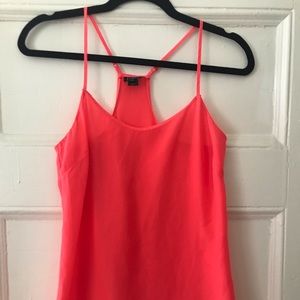 J.Crew Factory Coral Racer Back Tank